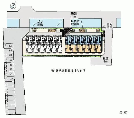 ★手数料０円★さいたま市西区西遊馬　月極駐車場（LP）